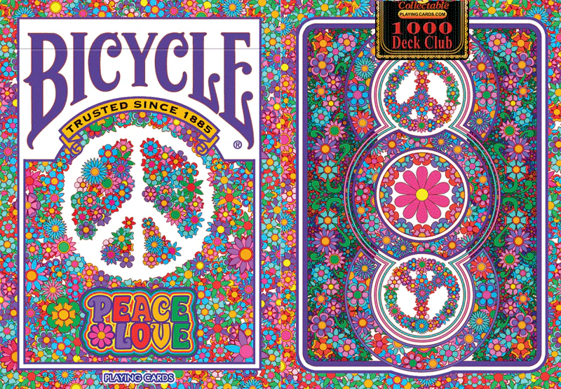 Peace & Love Bicycle Playing Cards 1 5276-peace-love-bicycle-playing-cards-1.webp