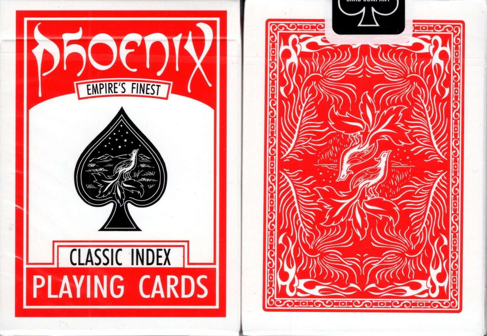 Phoenix Classic Index Red Playing Cards USPCC