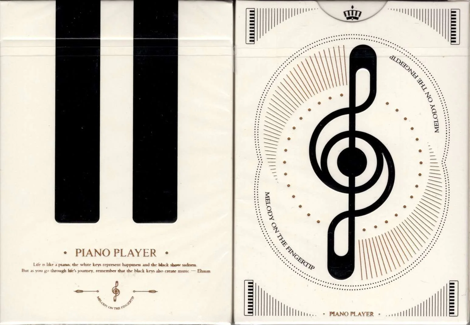 Piano Player Playing Cards MPC