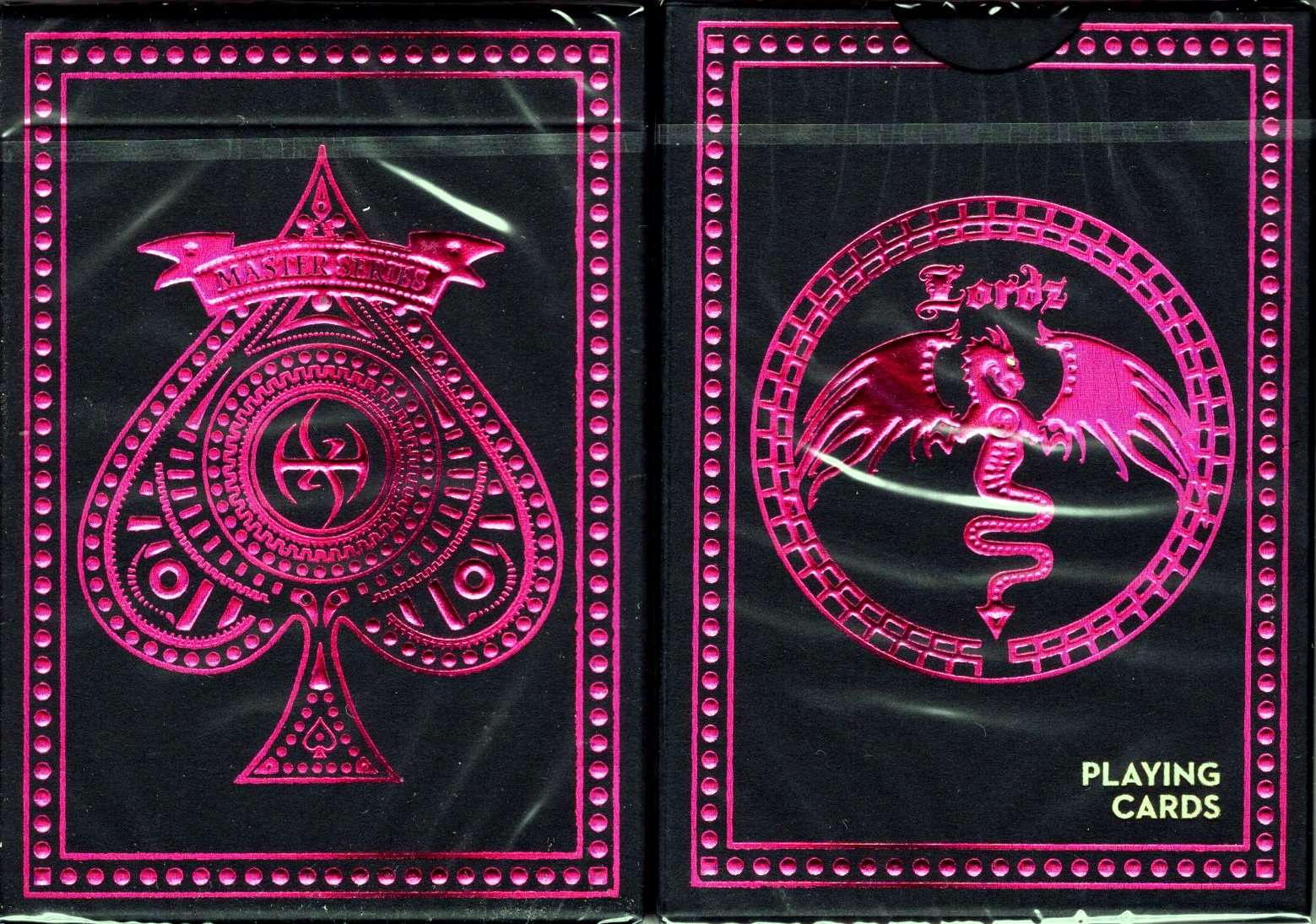 Pink Ruby Lordz Deluxe Playing Cards USPCC