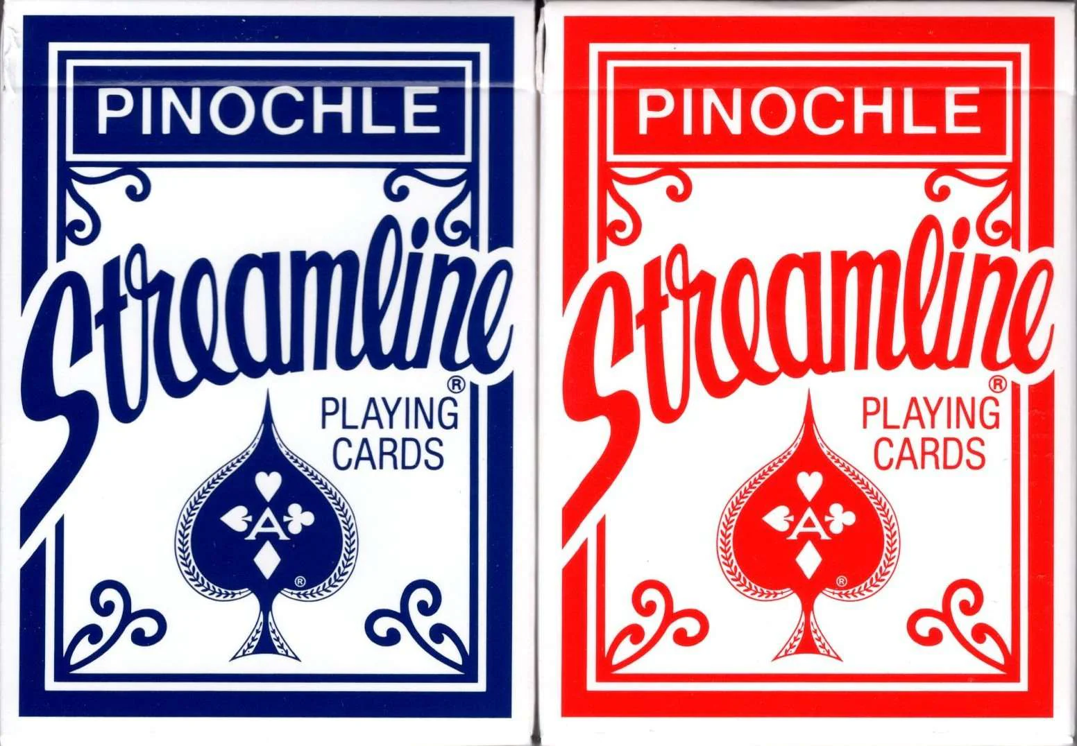 Pinochle Streamline Playing Cards 2 Deck Set USPCC