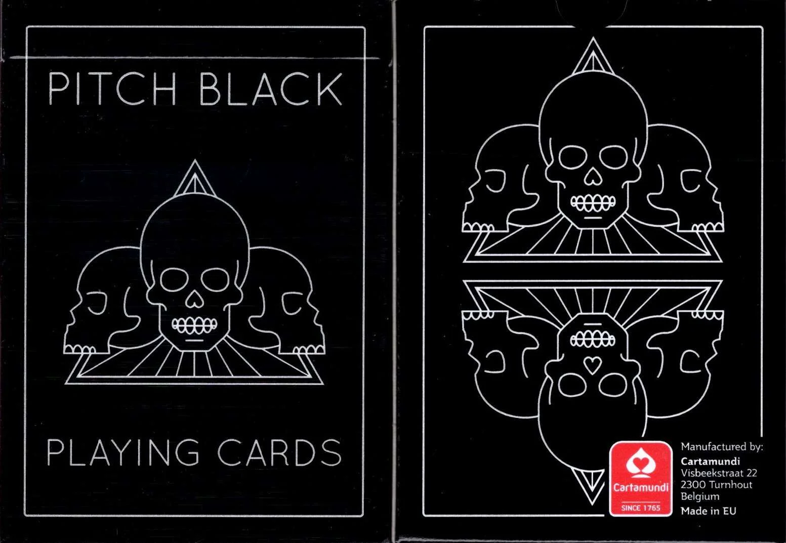 Pitch Black v2 Playing Cards Cartamundi
