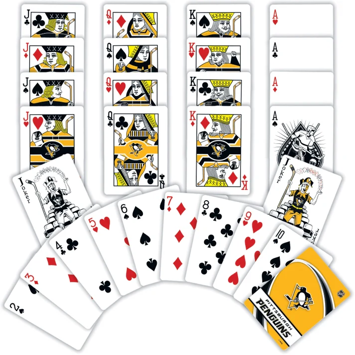 Pittsburgh Penguins Playing Cards by Masterpieces