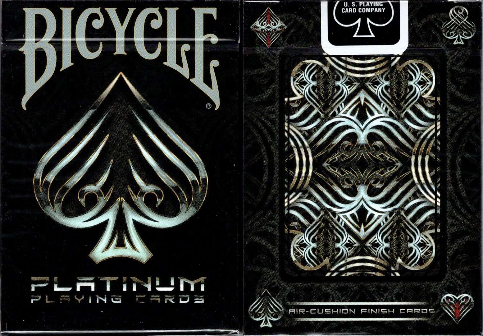 Platinum Bicycle Playing Cards
