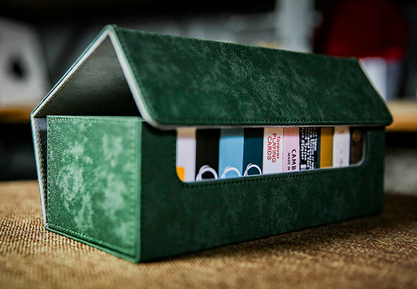 Playing Card Collection 12 Deck Box Green
