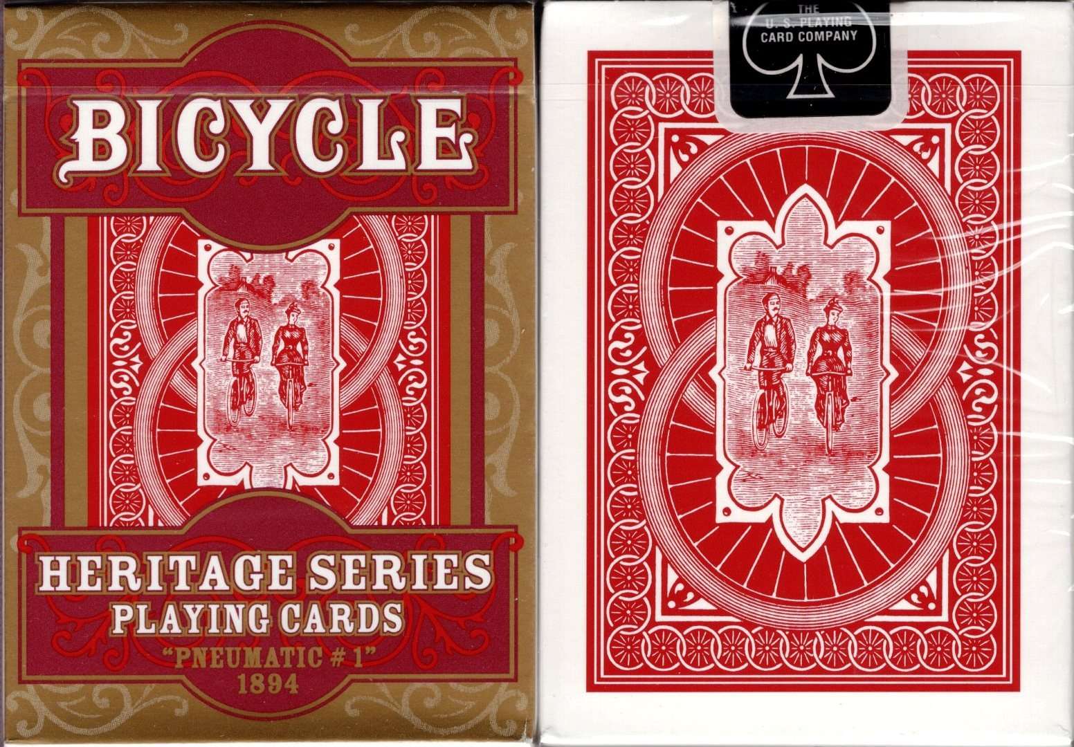 Pneumatic #1 1894 Heritage Series Bicycle Playing Cards