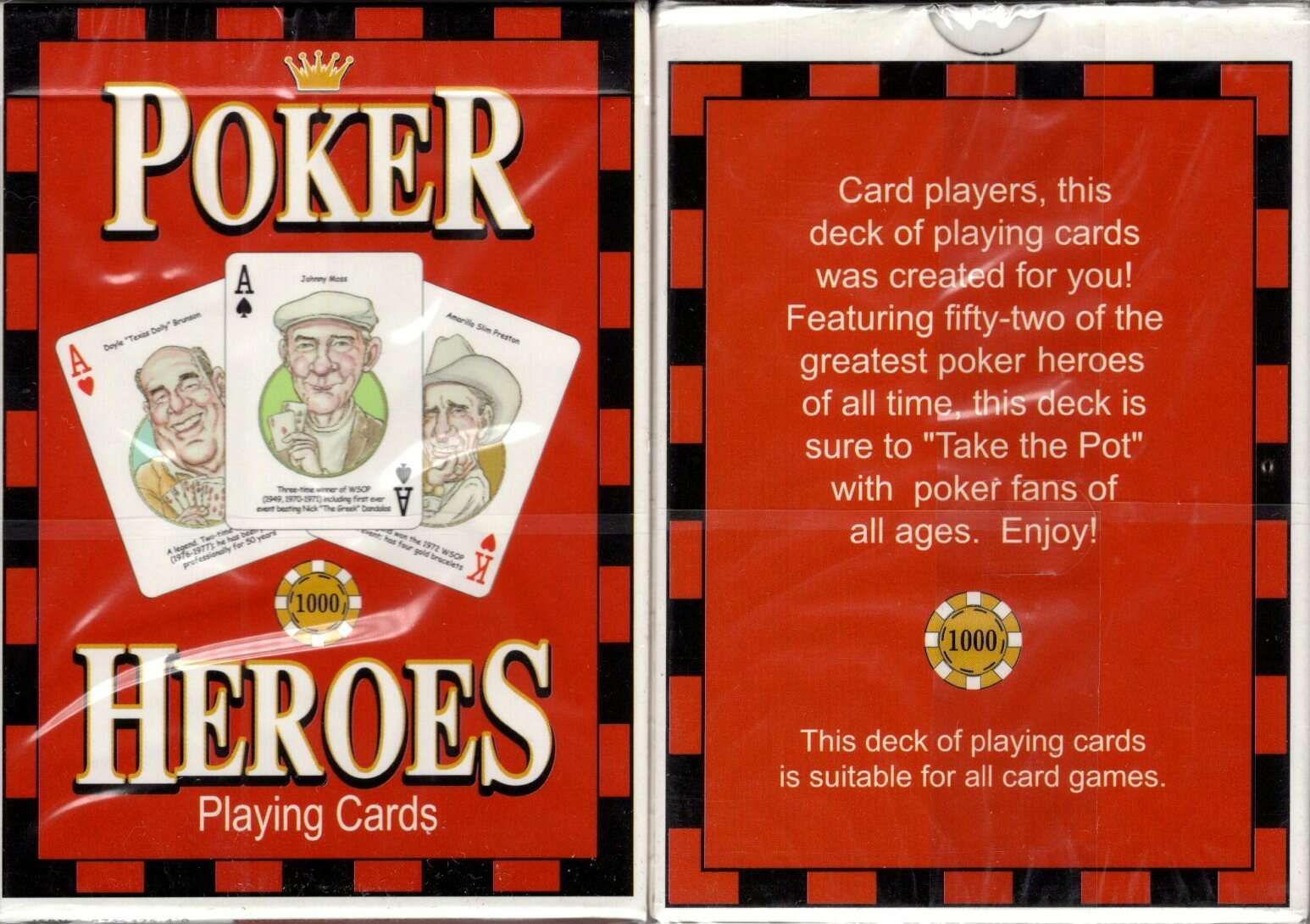 Poker Heroes Playing Cards