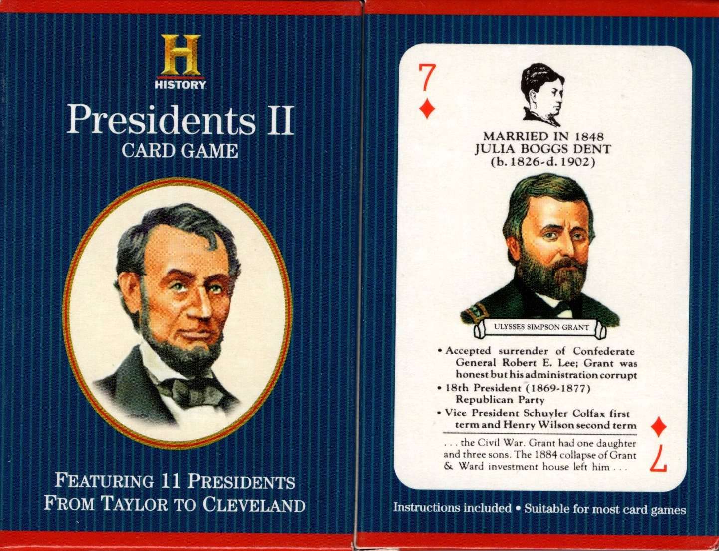 Presidents II Card Game USGS