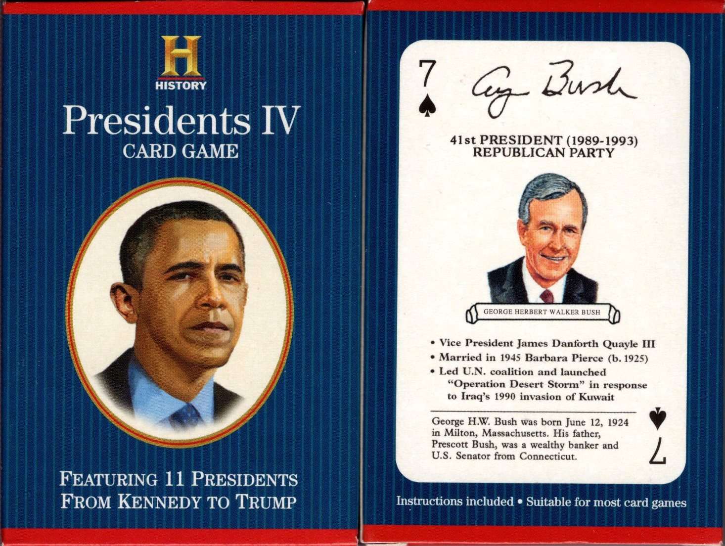 Presidents IV Card Game USGS
