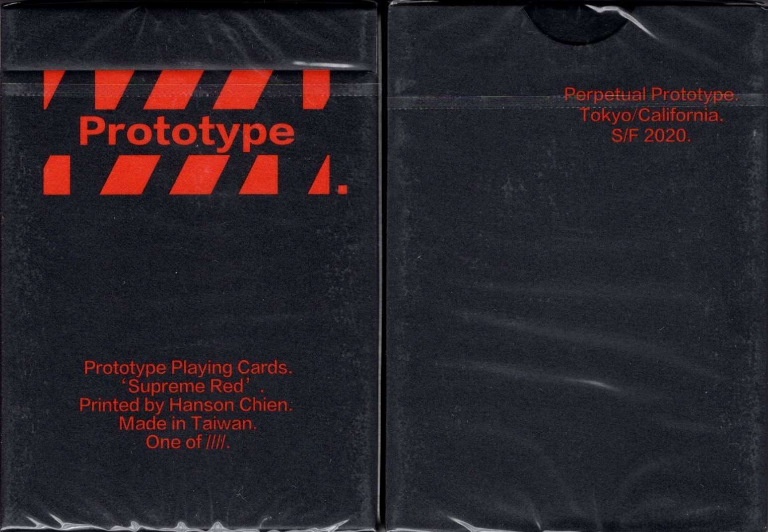 Prototype Supreme Red Playing Cards HCPC