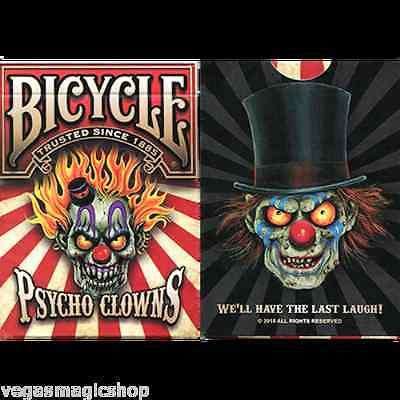 Psycho Clowns Bicycle Playing Cards Deck