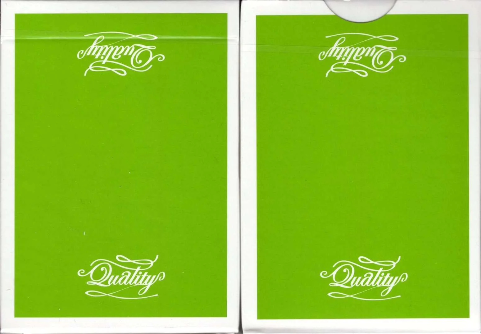 Quality Bee Lime Green Playing Cards USPCC