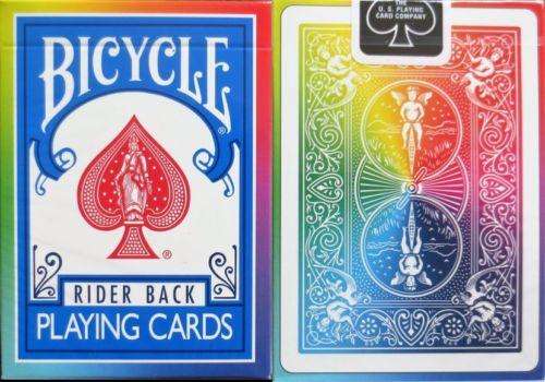 Rainbow Rider Back V2 Bicycle Playing Cards Deck