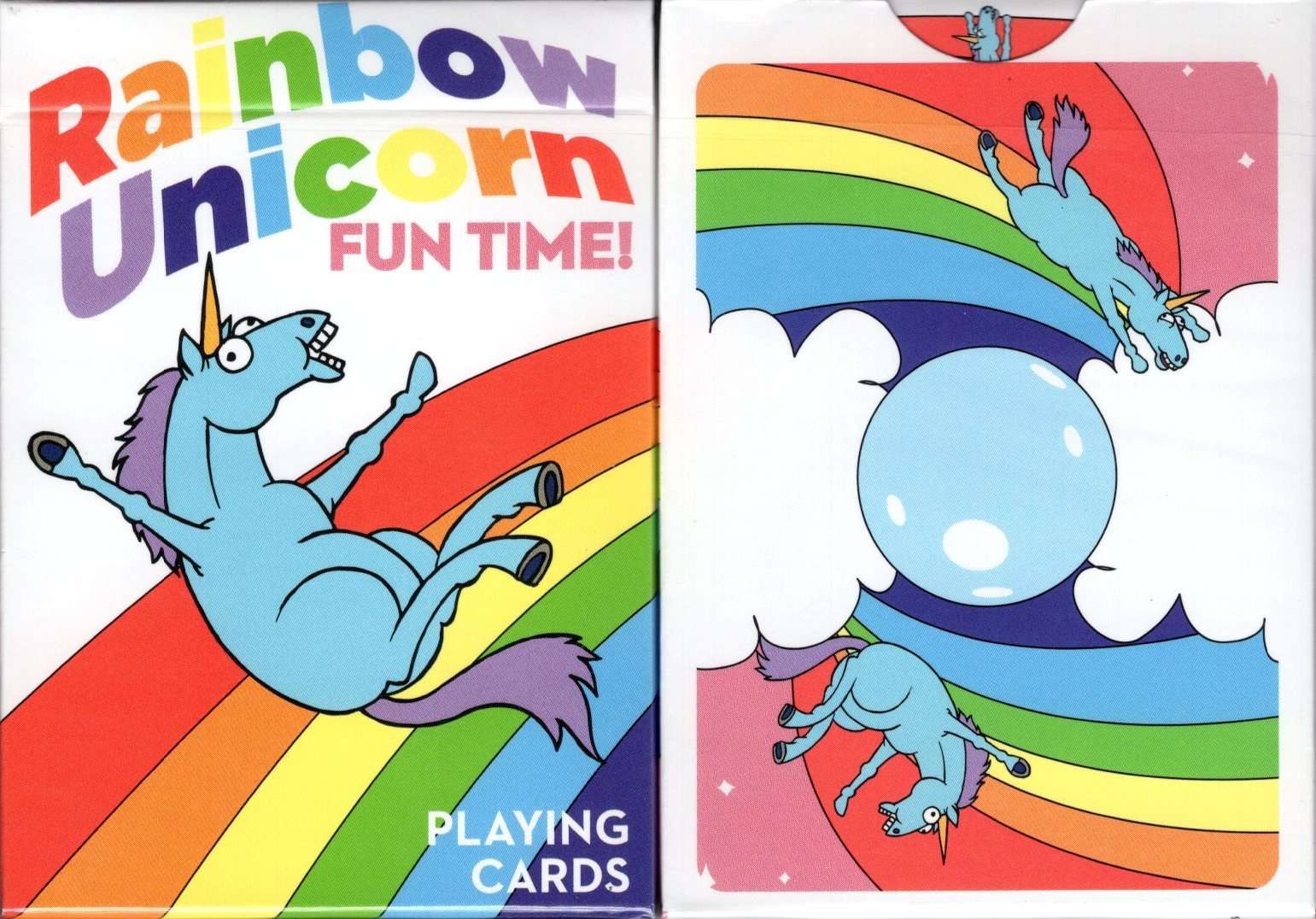 Rainbow Unicorn Fun Time! Playing Cards USPCC