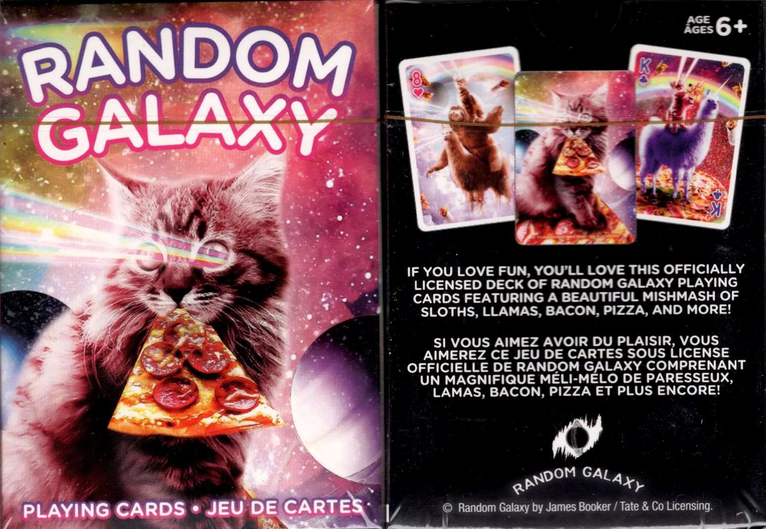 Random Galaxy Playing Cards Aquarius