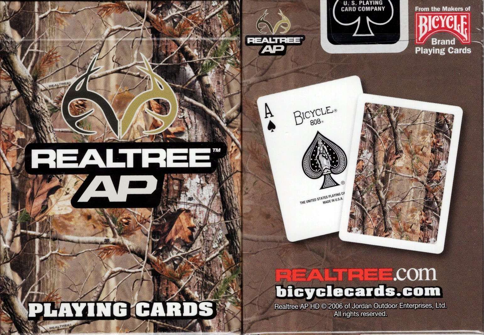 RealTree Camouflage Playing Cards Deck USPCC