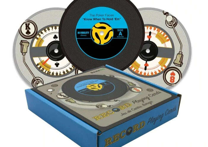 Record Shaped Playing Cards GAMAGO