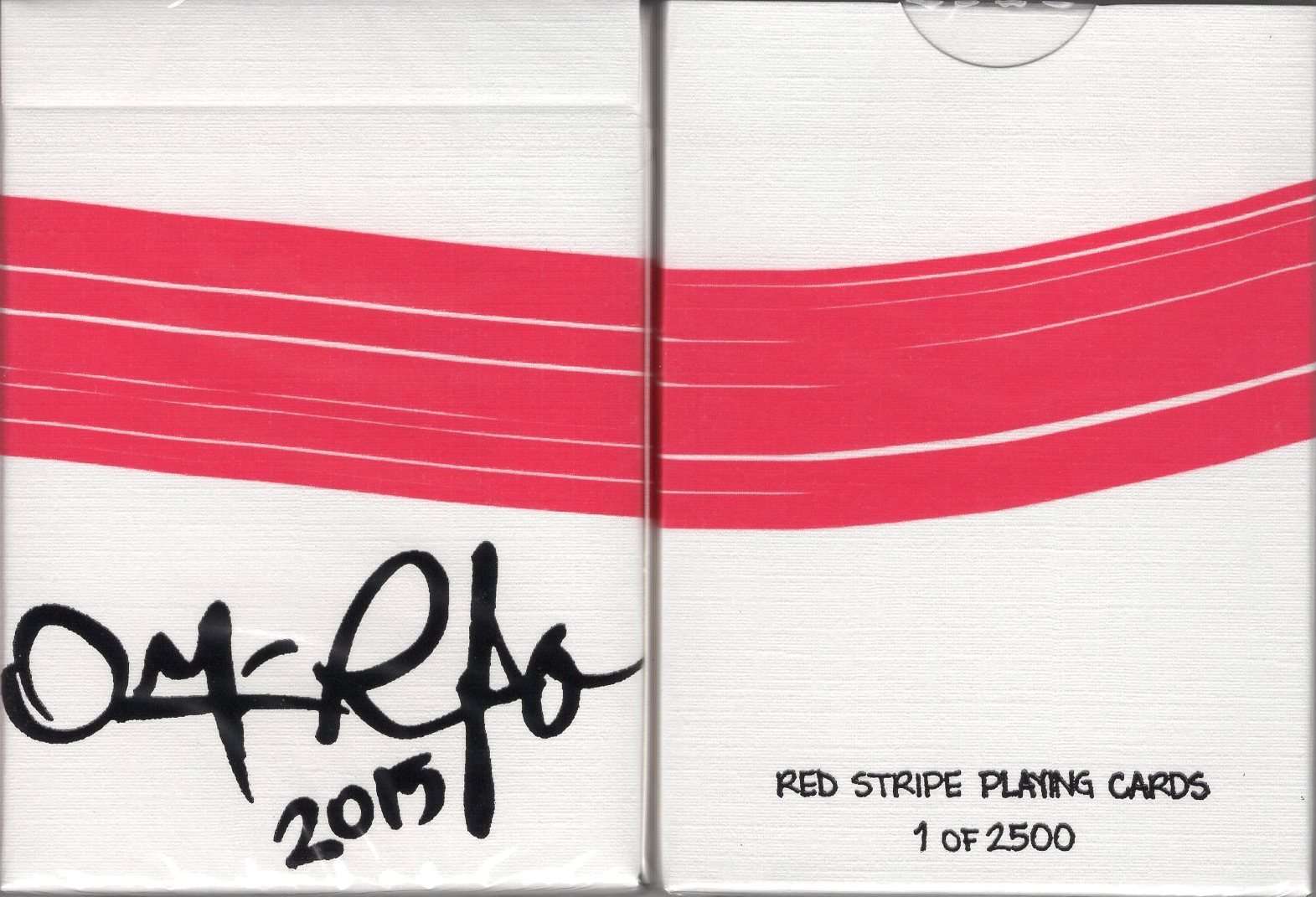 Red Stripe Playing Cards HCPC