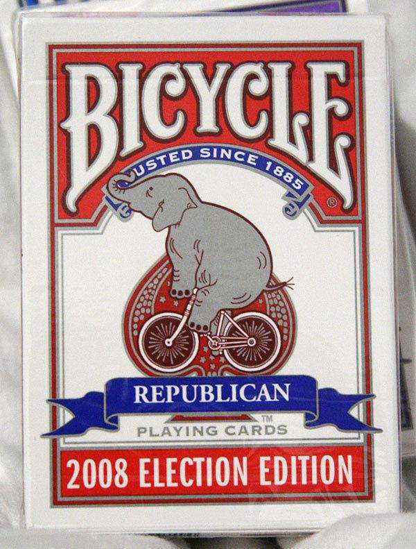 Republican Red 2008 Election Bicycle Playing Cards Deck