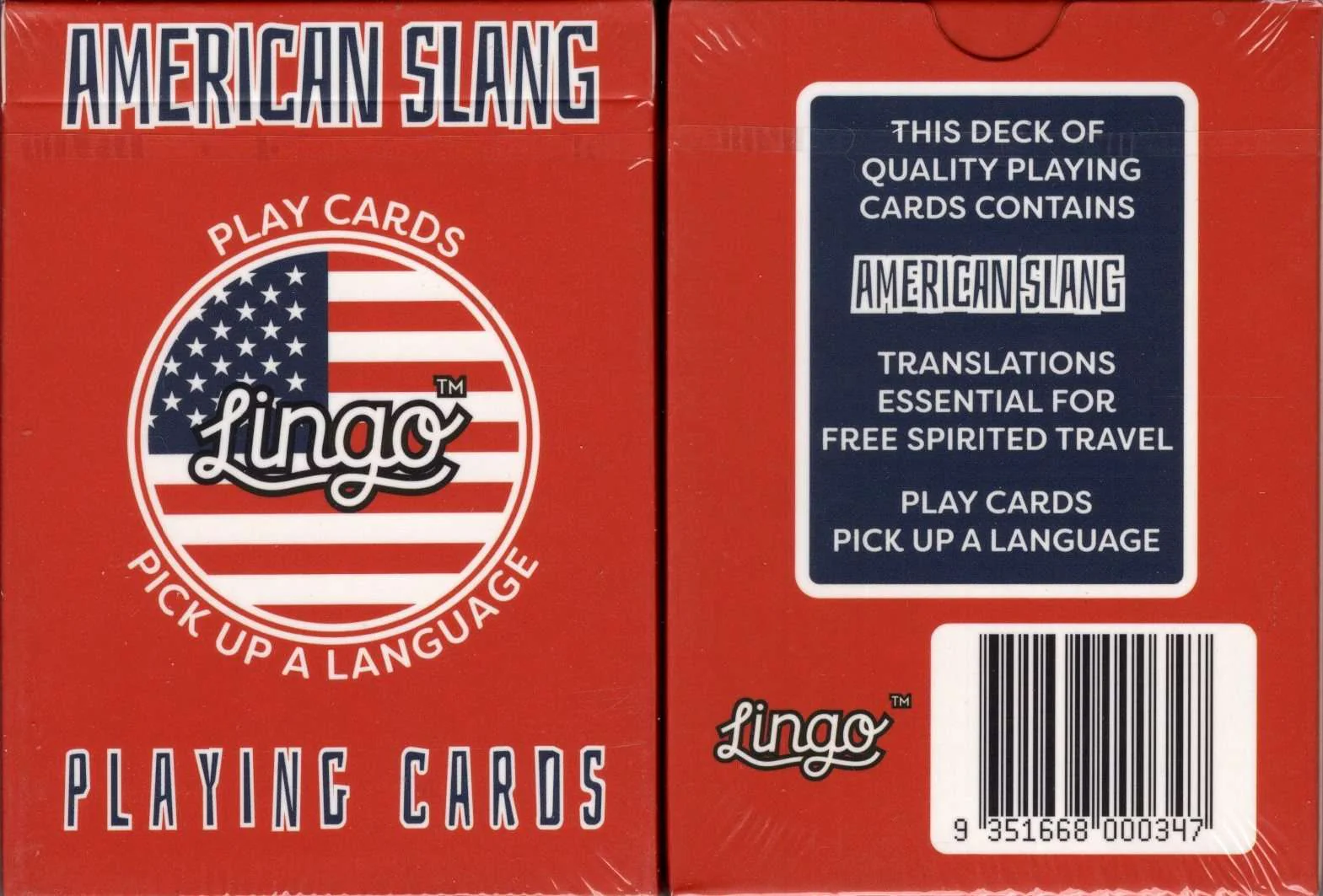 American Slang Lingo Playing Cards