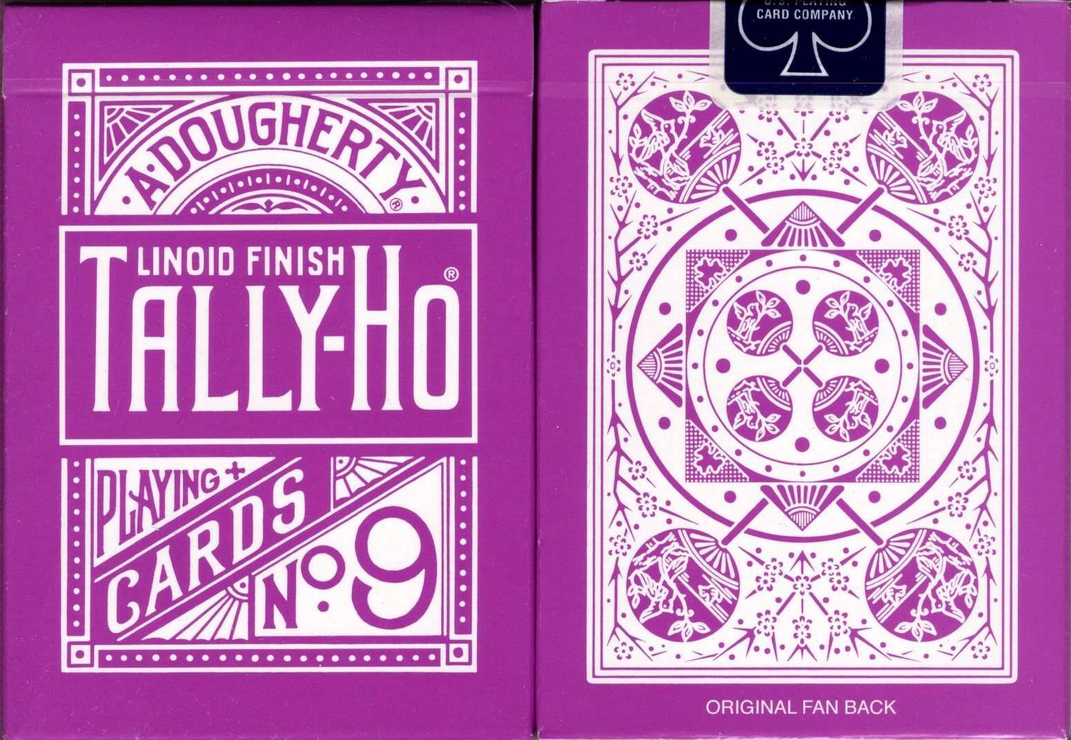 Reverse Fan Back Lavender Tally-Ho Playing Cards 1 5755-reverse-fan-back-lavender-tally-ho-playing-cards-1.jpg