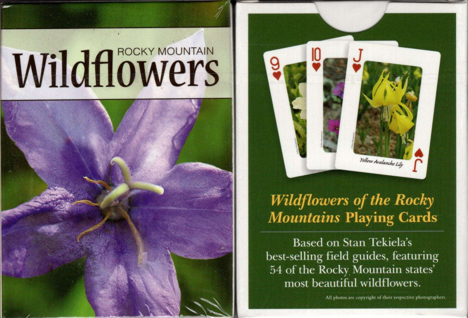 Rocky Mountain Wildflowers Playing Cards