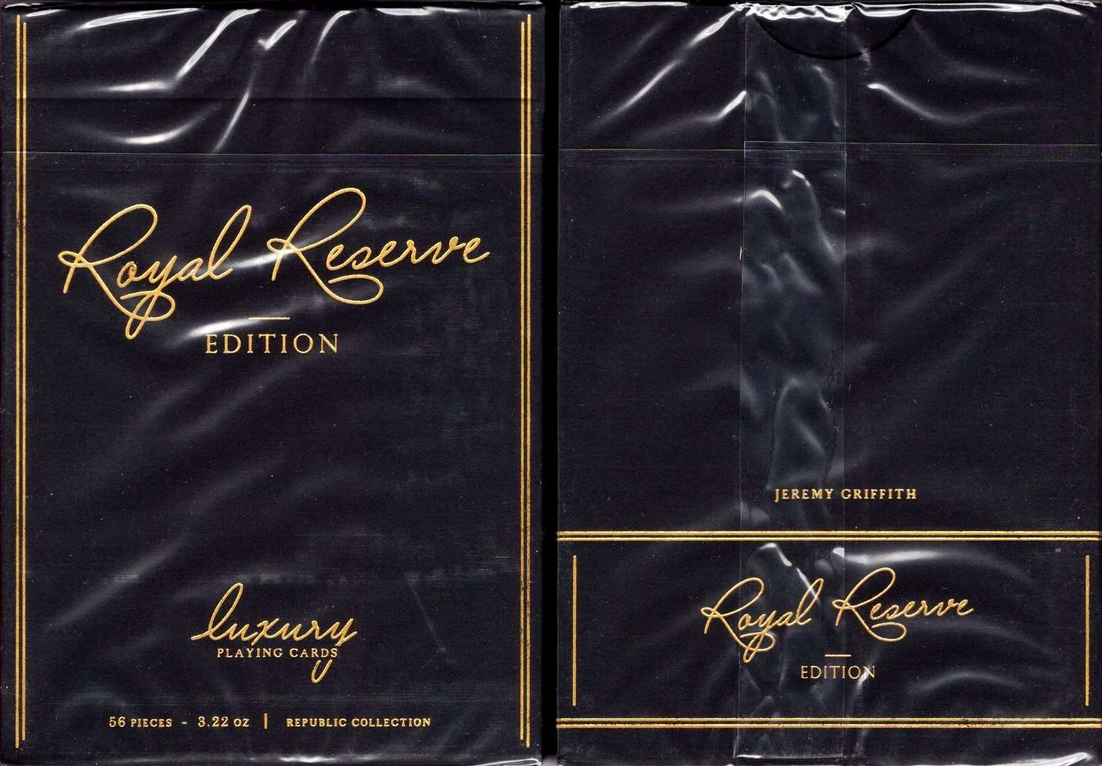 Royal Reserve Black Playing Cards