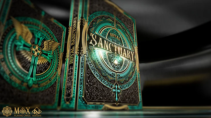 Royal Sanctuary Noble Emerald Kings Playing Cards - Foil