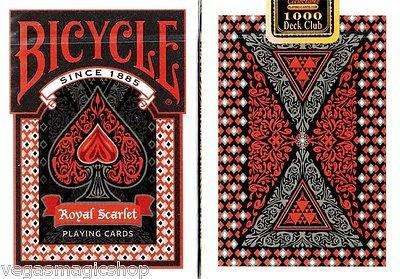 Royal Scarlet Bicycle Playing Cards