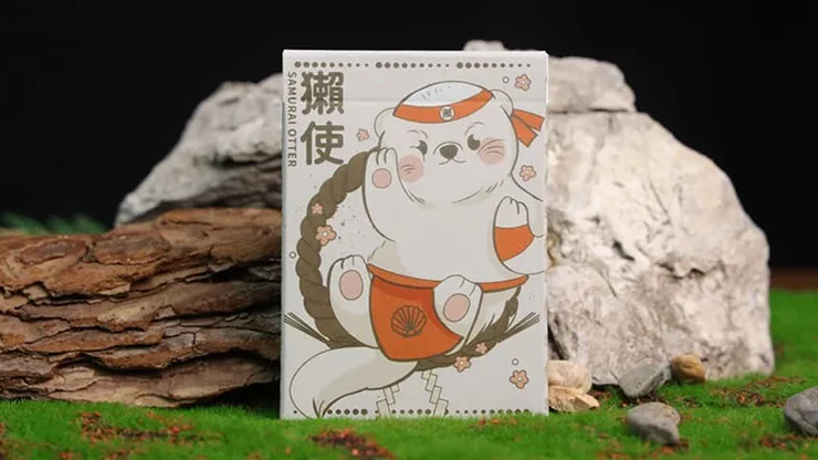 Samurai Otter Playing Cards - Hono Edition (Standard red) Playing Cards 1 5901-samurai-otter-playing-cards-hono-edition-standard-red-playing-cards-1.webp