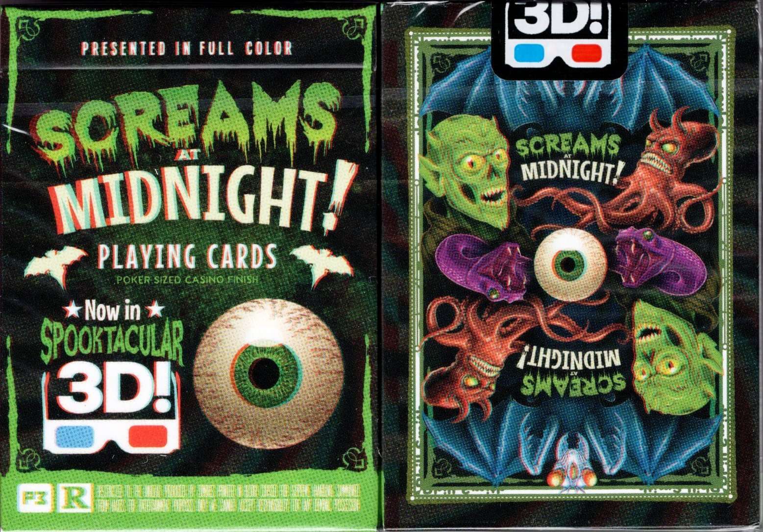 Screams at Midnight Marked Playing Cards USPCC