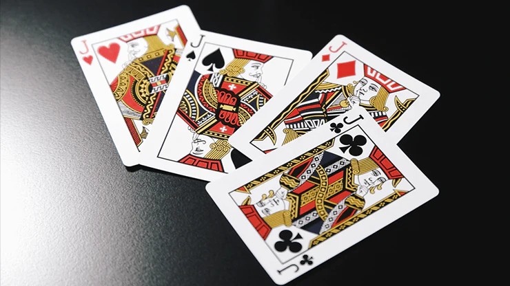 Secrets of Magic Black White Marked laying Cards