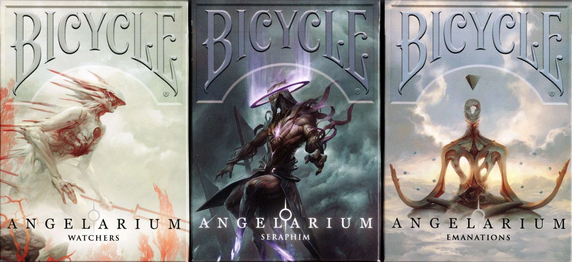 Angelarium Trilogy Bicycle Playing Cards