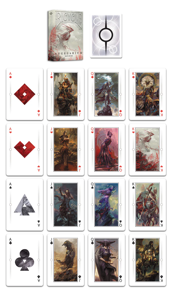 Angelarium Trilogy Bicycle Playing Cards
