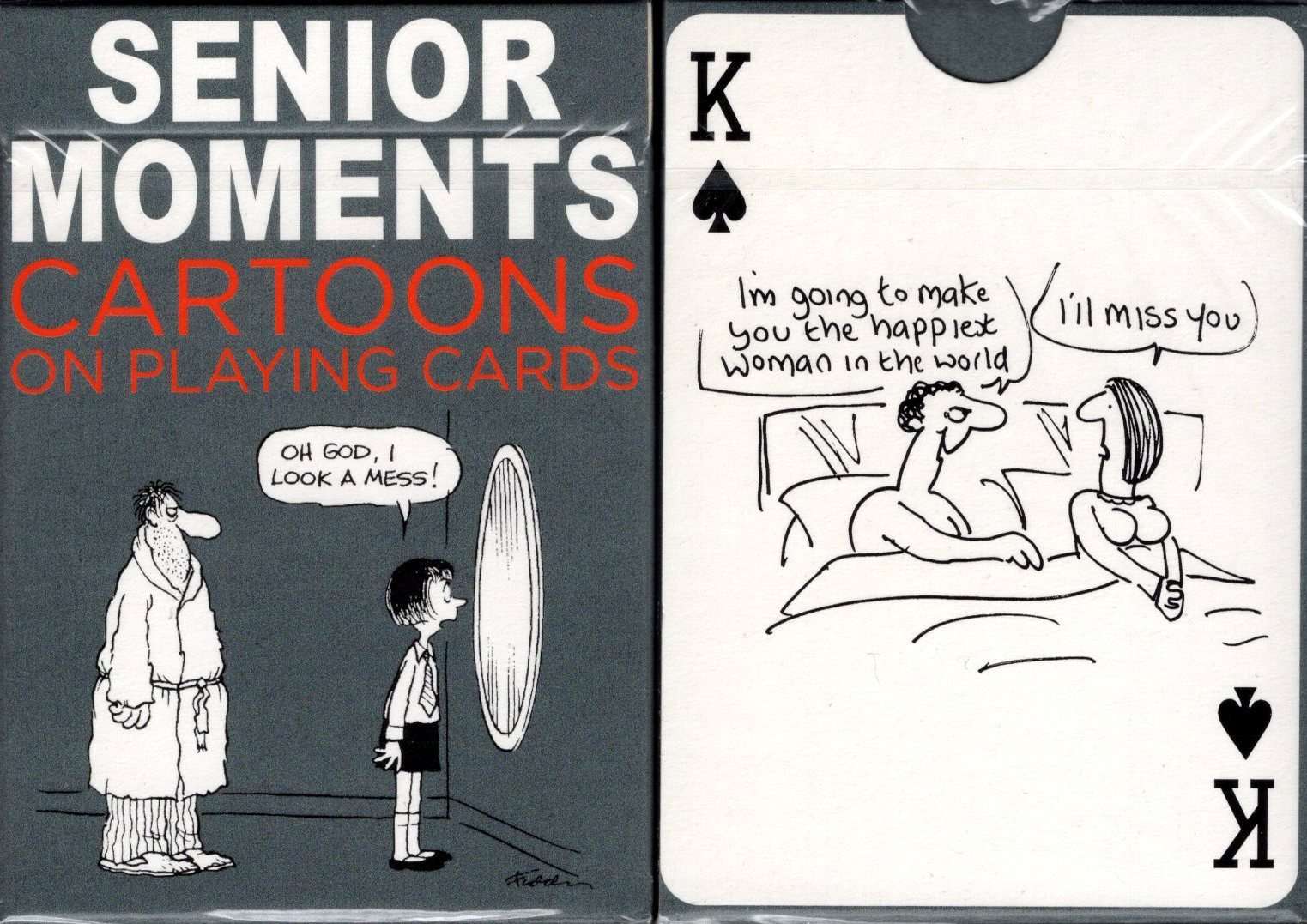 Senior Moments Playing Cards by Piatnik - A Lighthearted Take on Aging