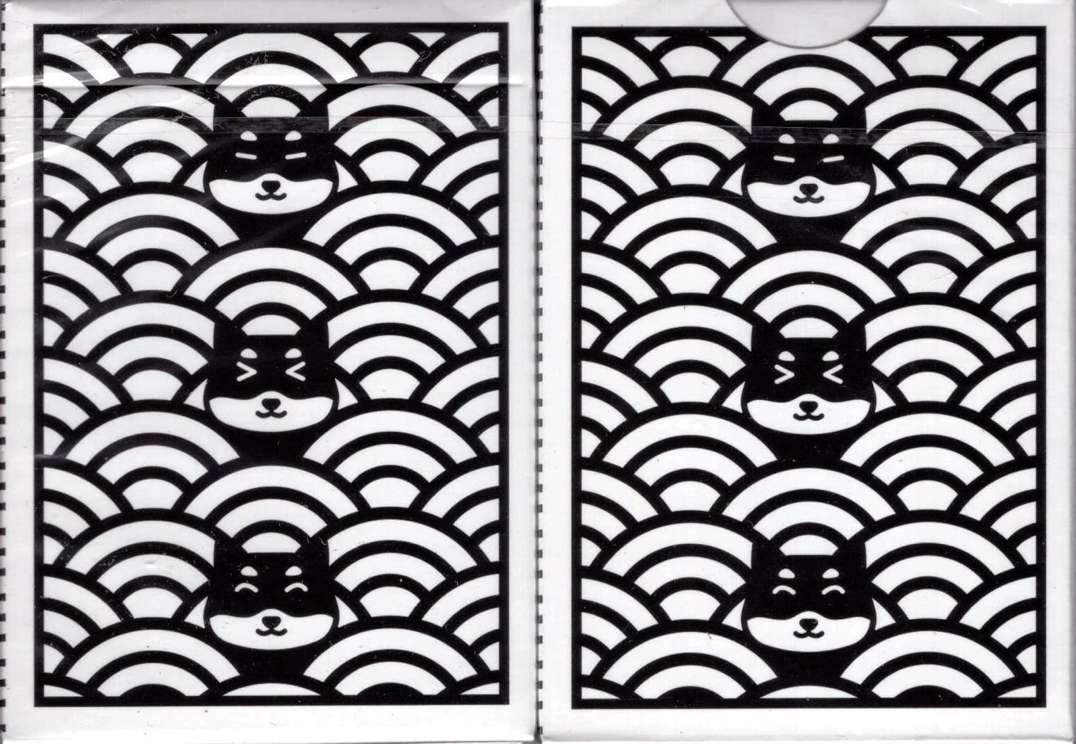 Shiba Seigaiha Playing Cards USPCC