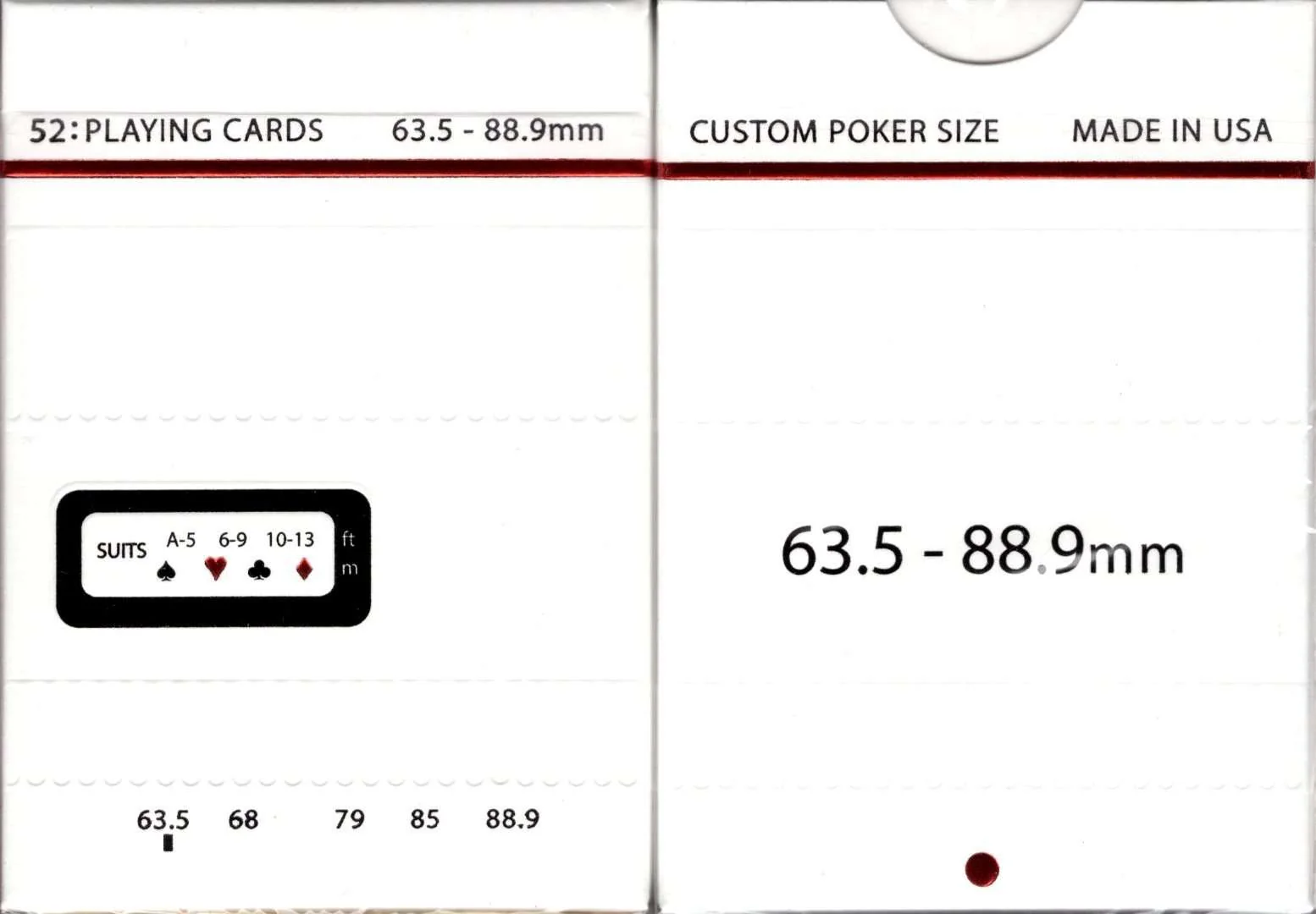 Shooters Collector's White Playing Cards USPCC