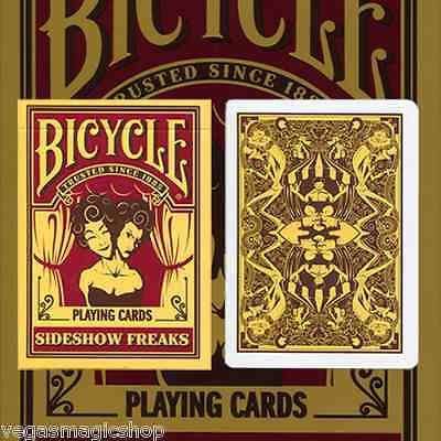 Sideshow Freaks Bicycle Playing Cards Deck