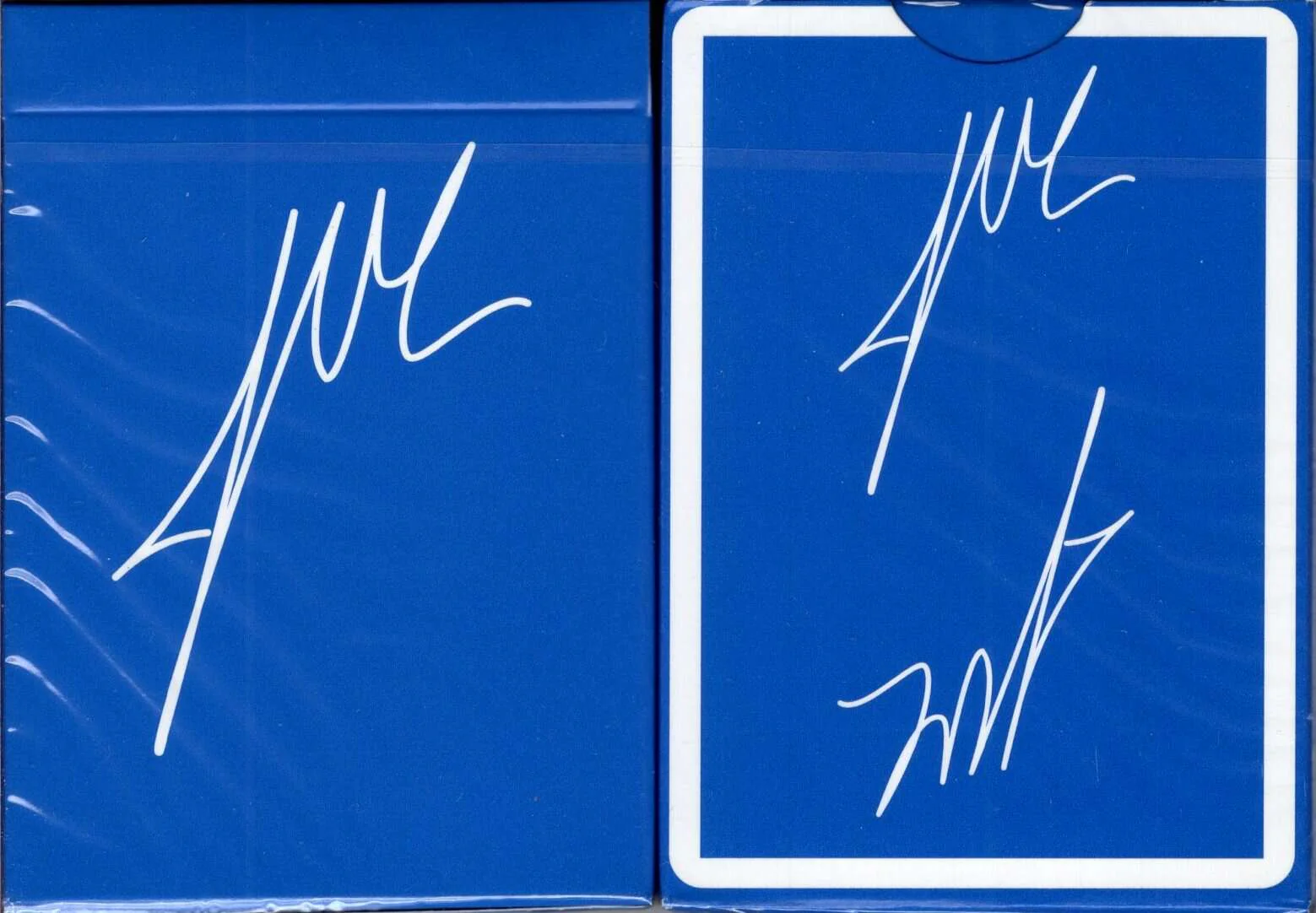 Signature v2 Blue Playing Cards USPCC