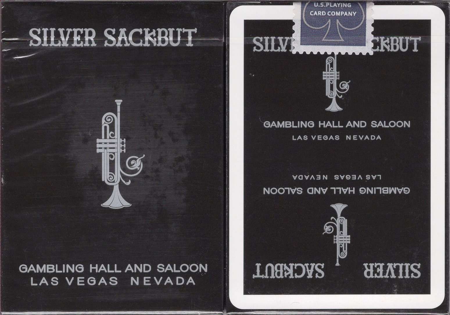 Silver Sackbut Playing Cards USPCC