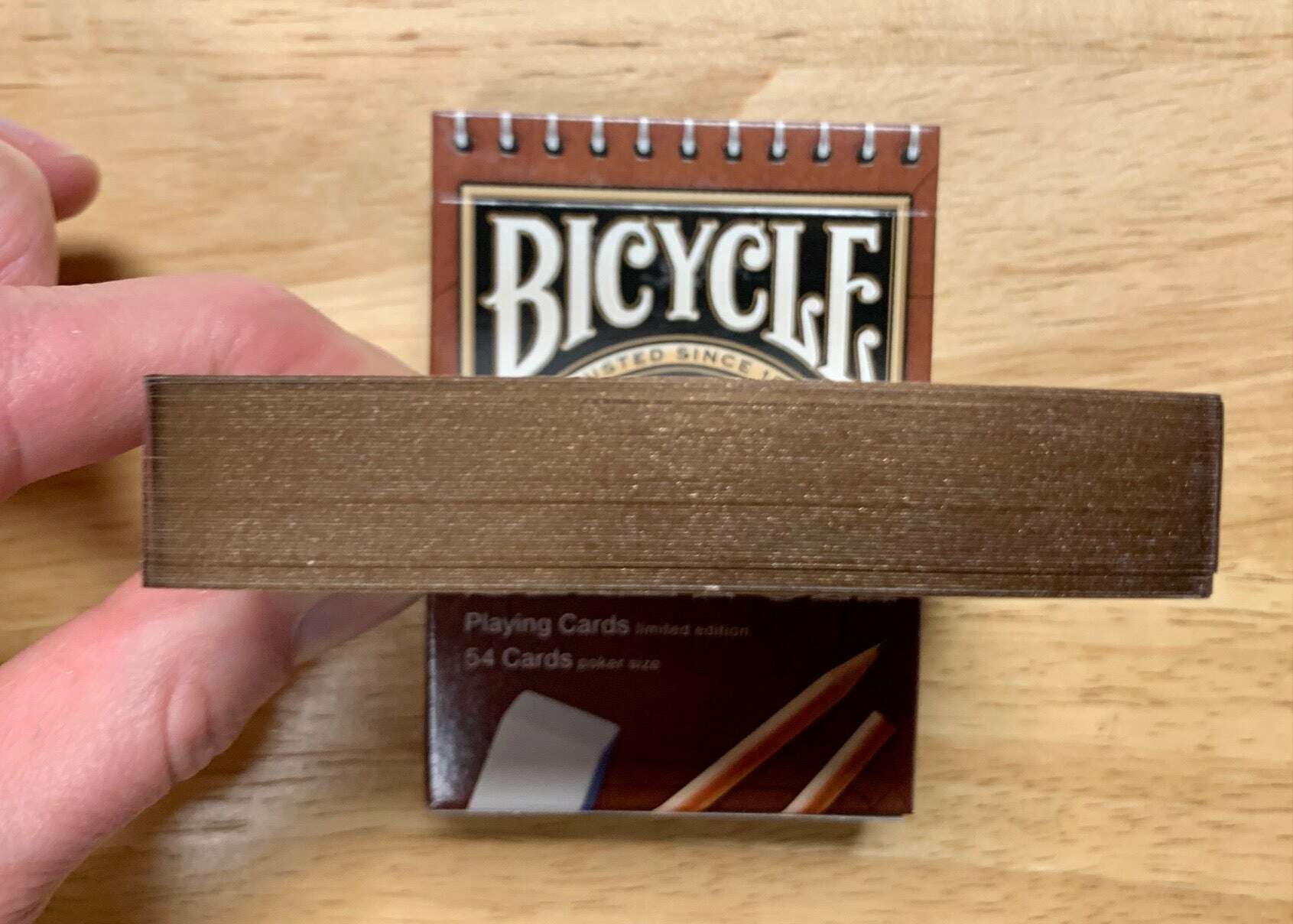 Sketch Gilded Bicycle Playing Cards