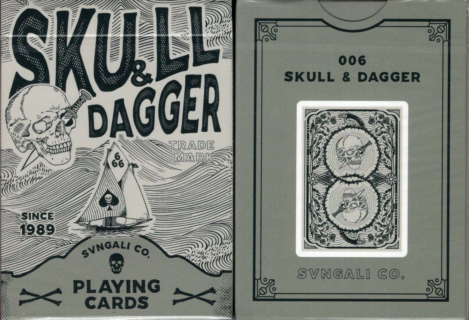 Skull & Dagger Playing Cards USPCC