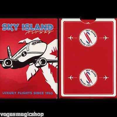 Sky Island Red Playing Cards Deck EPCC