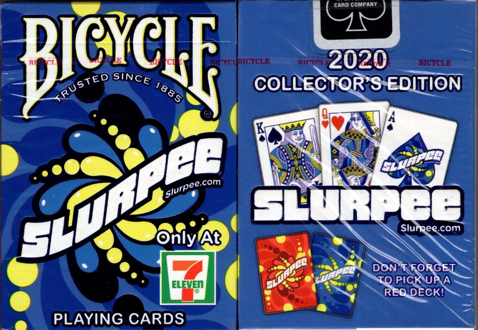 Slurpee Blue 2020 Bicycle Playing Cards