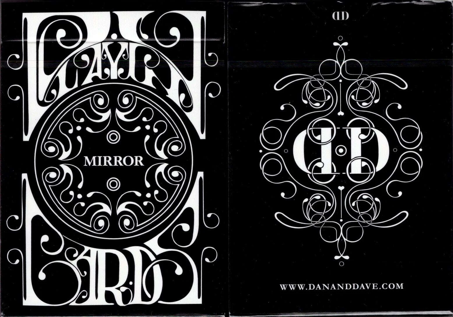 Smoke & Mirrors v8 Black Playing Cards USPCC