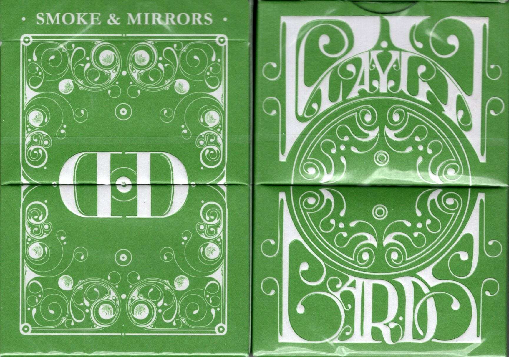 Smoke & Mirrors v8 Green Deluxe Playing Cards USPCC 1 6202-smoke-mirrors-v8-green-deluxe-playing-cards-uspcc-1.jpg