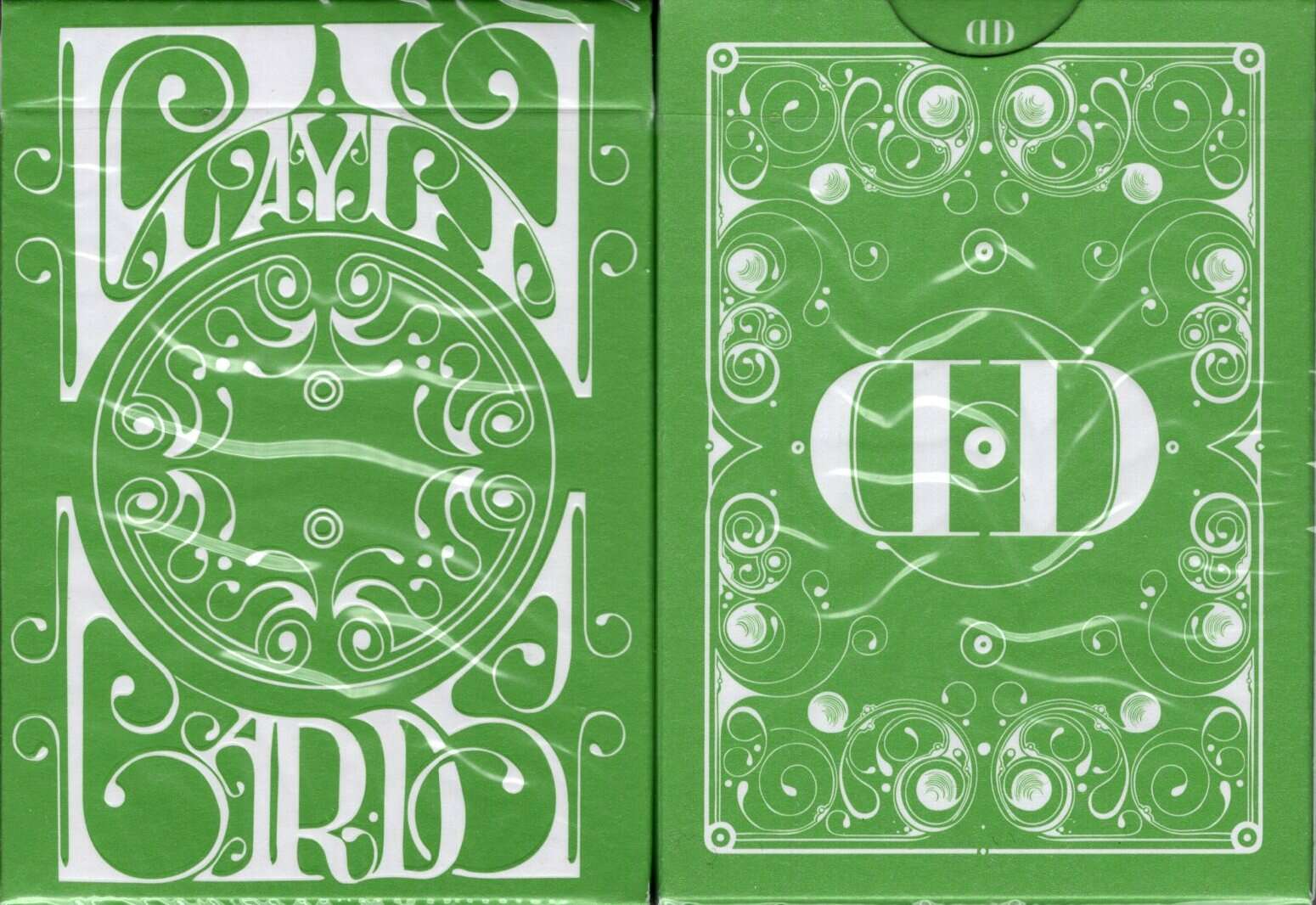 Smoke & Mirrors v8 Green Playing Cards USPCC