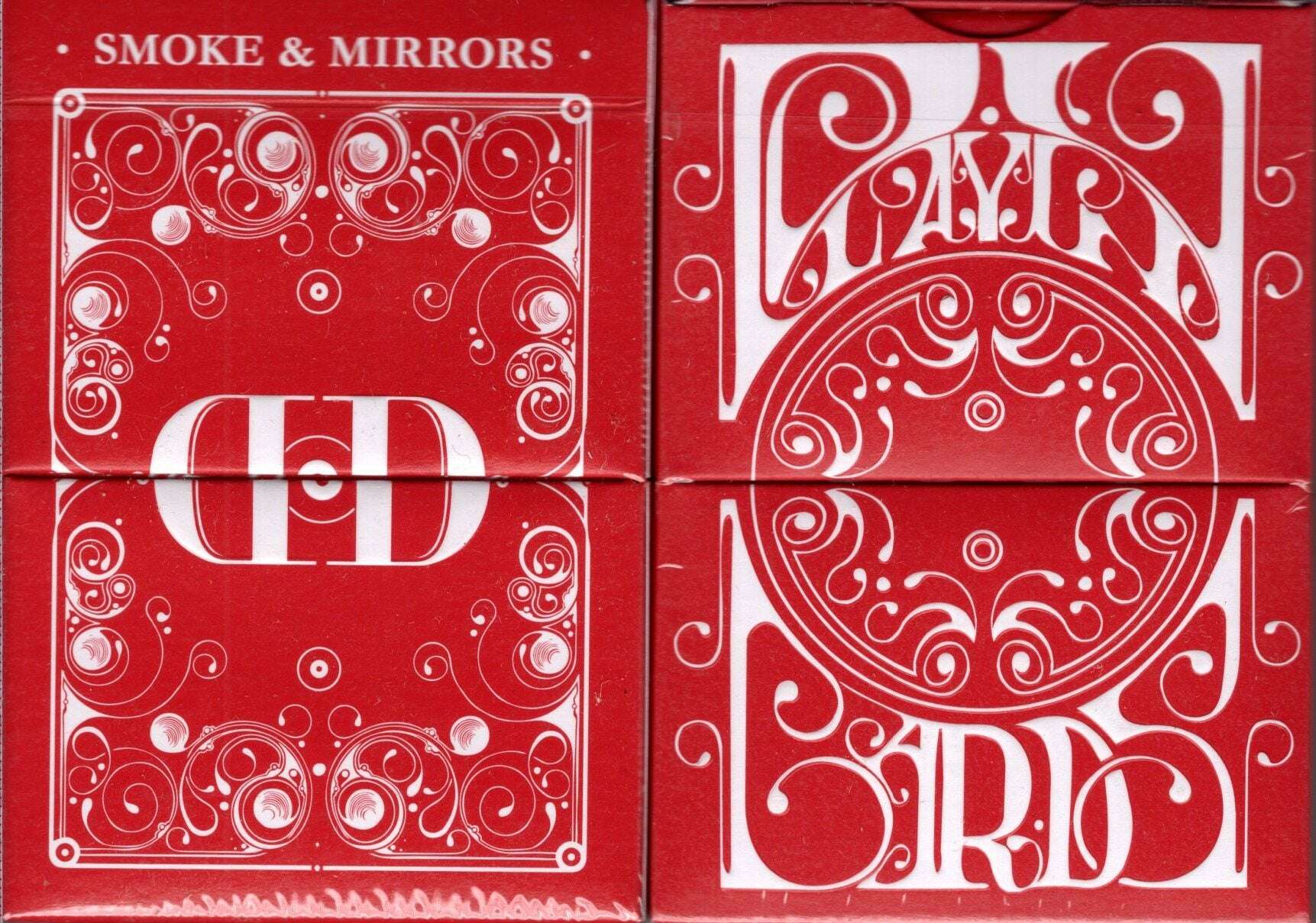 Smoke & Mirrors v8 Red Deluxe Playing Cards USPCC