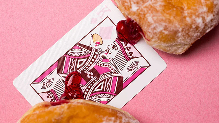 Snackers Raspberry Playing Cards USPCC