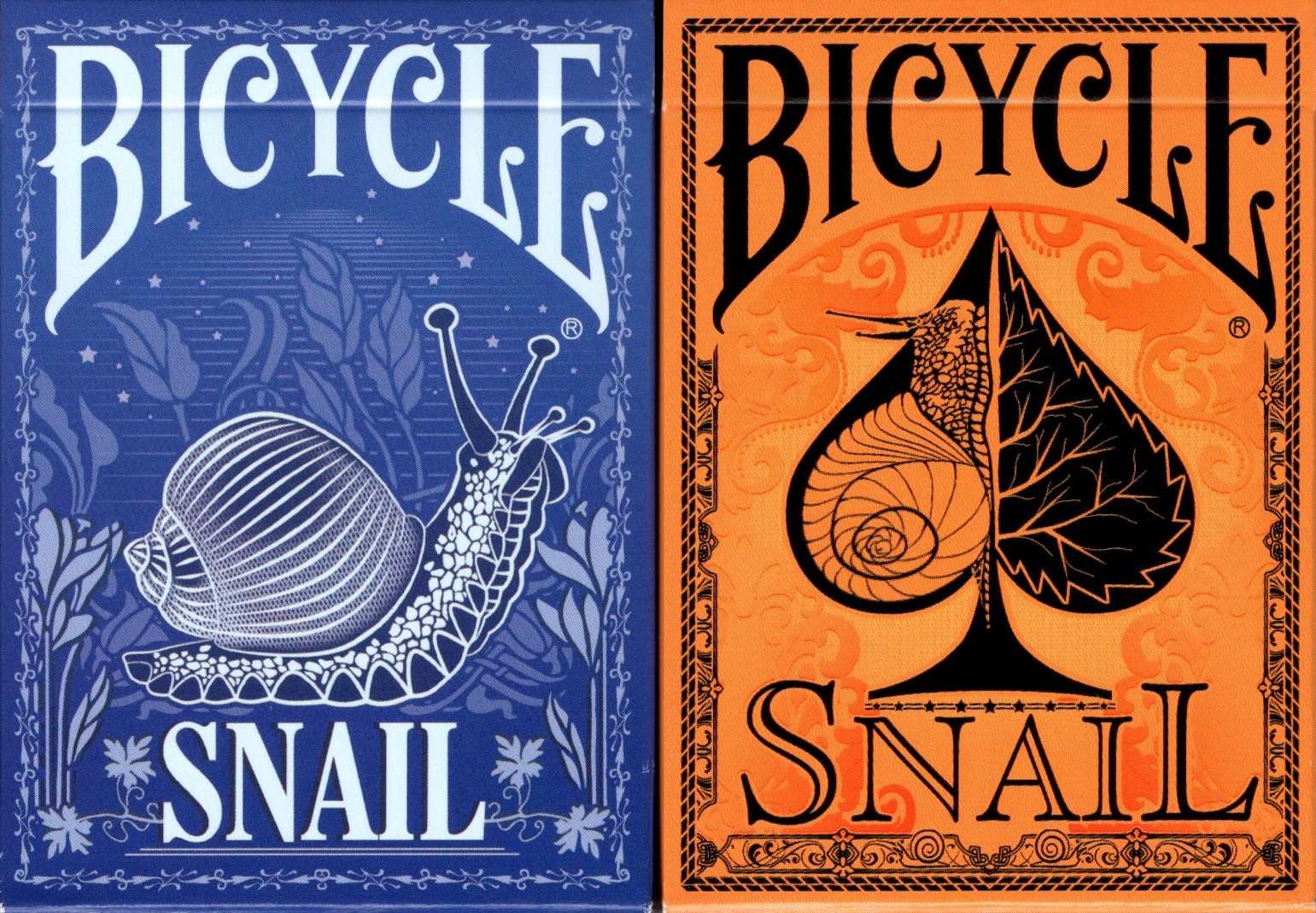Snail Bicycle Playing Cards